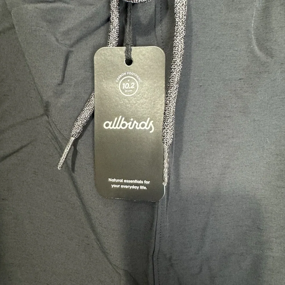 ALLBIRDS‎ Natural Run Shorts Women 3XL XXXL Black Wool Blend Drawstring Athletic